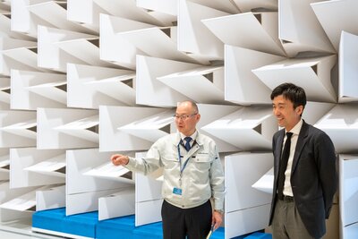 株式会社オーディオテクニカフクイ マイク性能テスト現場