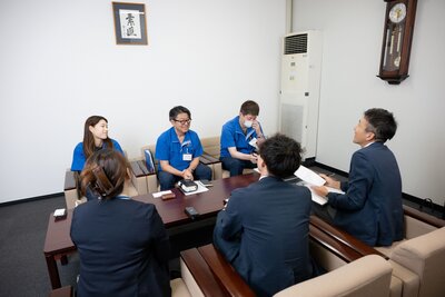 株式会社TOP インタビュー風景